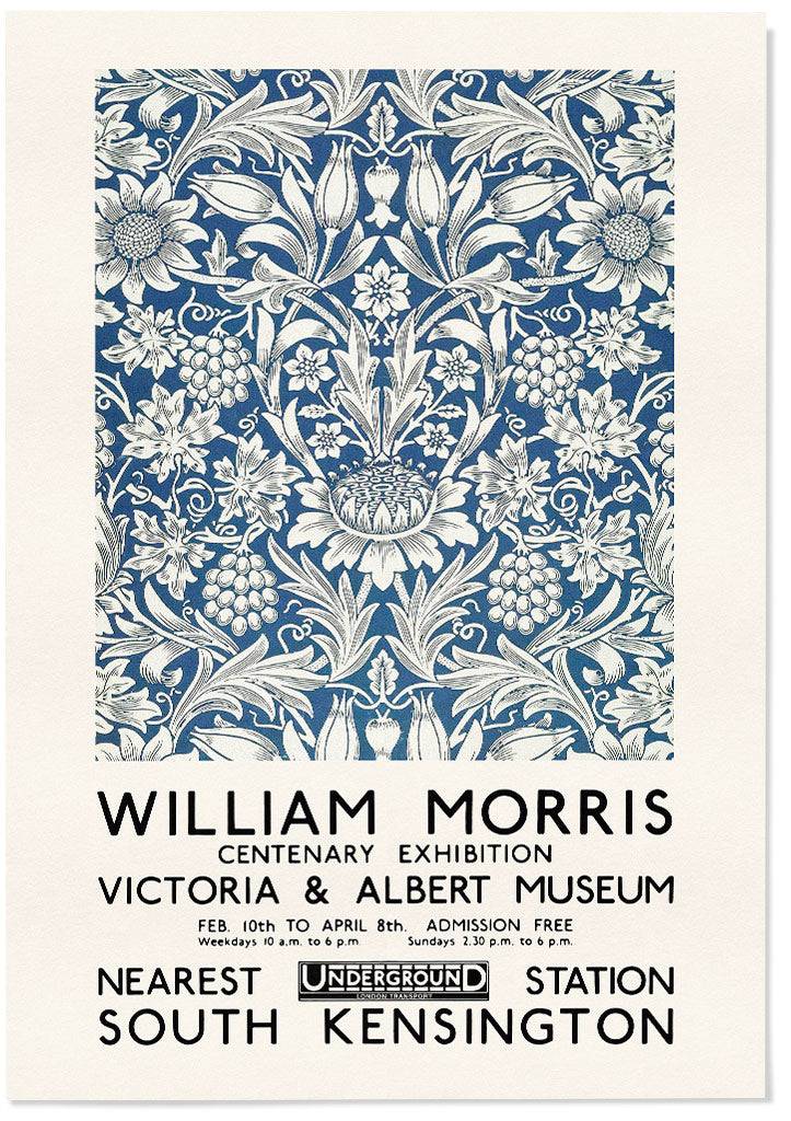 William Morris Print Set V&A Museum Exhibition Posters Art 