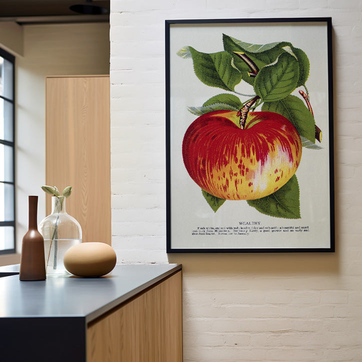 Kitchen Poster - Apple