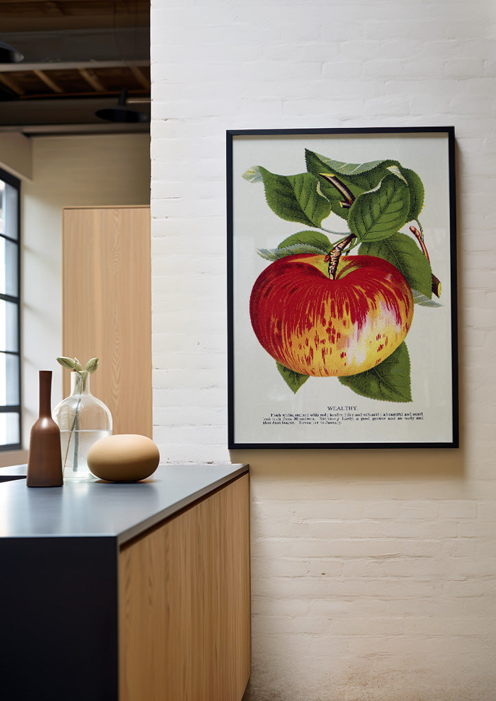 Kitchen Poster - Apple