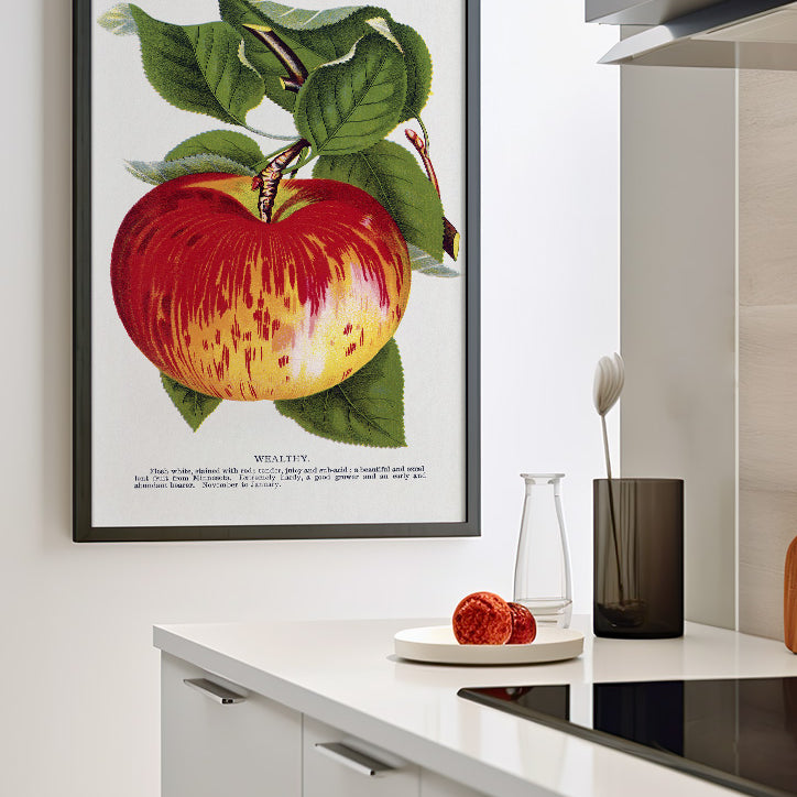 Kitchen Poster - Apple