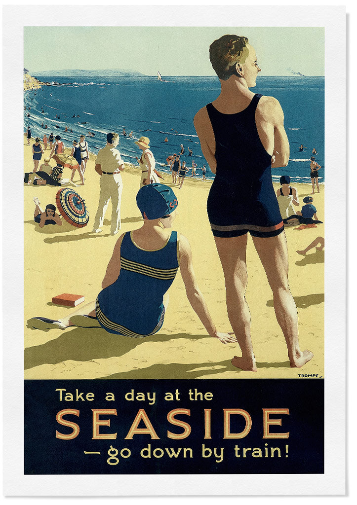 Seaside Australia Travel Poster