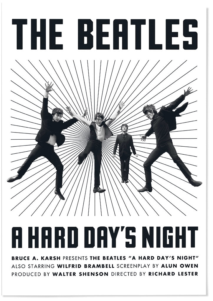 Beatles 'A Hard Day's Night' Poster