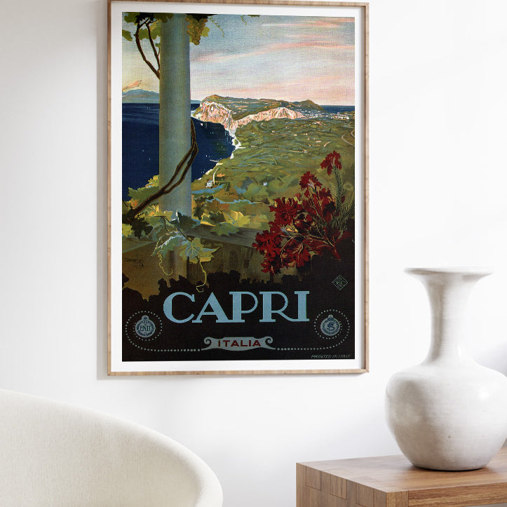 Capri Travel Poster