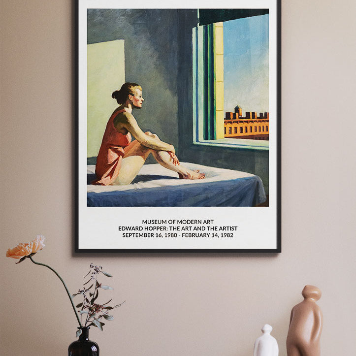 Edward Hopper - Morning Sun Exhibition Poster