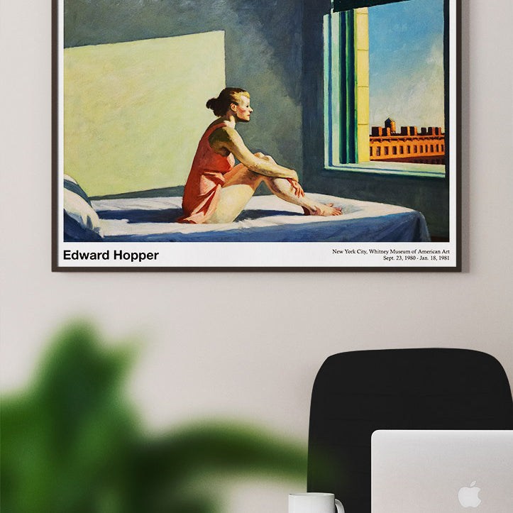 Edward Hopper 'The Morning Sun' Exhibition Poster