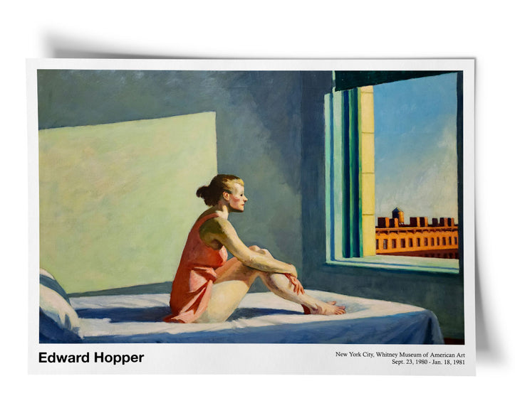 Edward Hopper 'The Morning Sun' Exhibition Poster