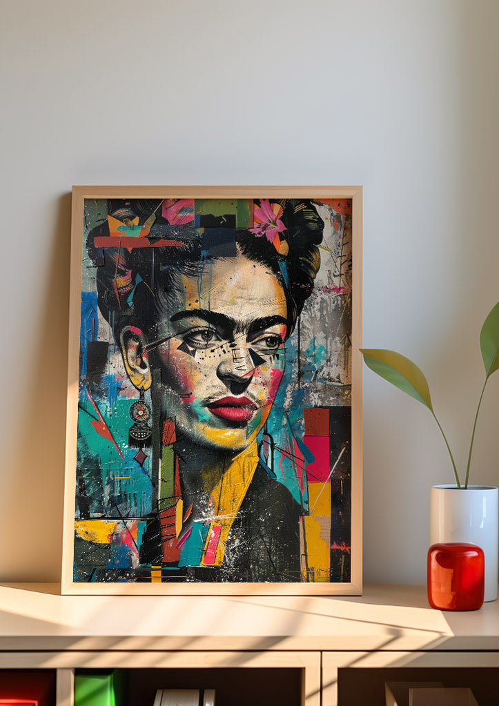 Frida Kahlo Modern Art Portrait