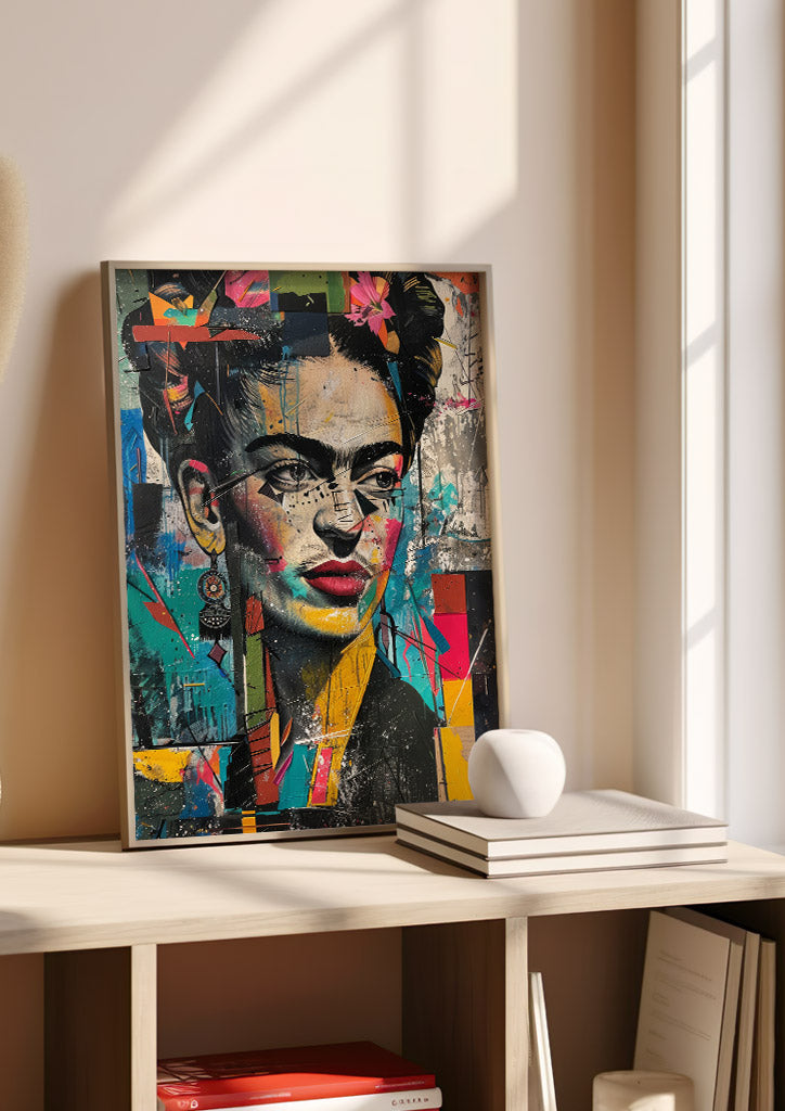 Frida Kahlo Modern Art Portrait