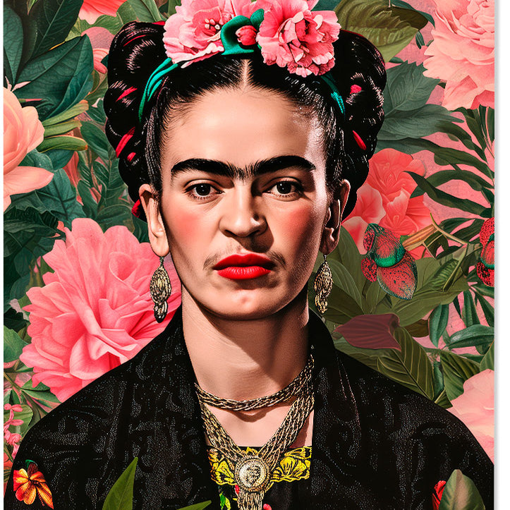 Portrait of Frida Kahlo Art Print