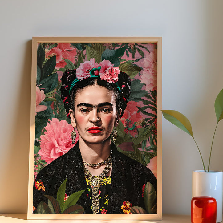 Portrait of Frida Kahlo Art Print