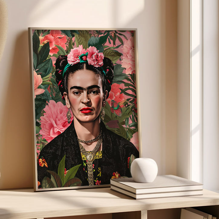 Portrait of Frida Kahlo Art Print