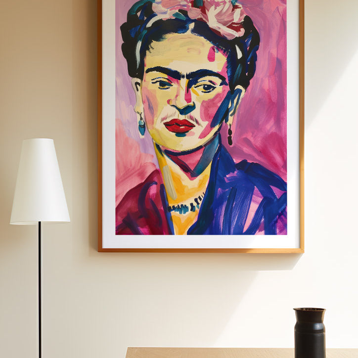 Frida Kahlo Portrait - Inspired by Henri Matisse