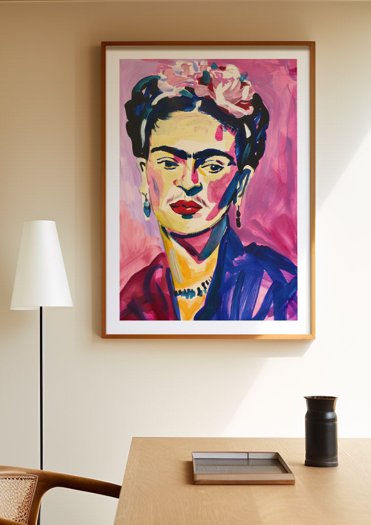 Frida Kahlo Portrait - Inspired by Henri Matisse