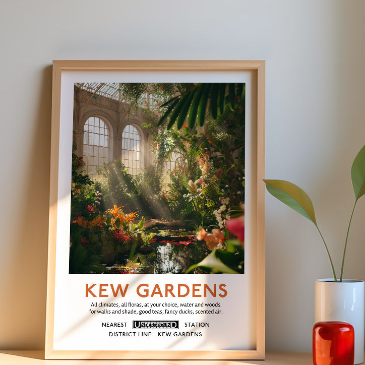Kew Gardens London Poster