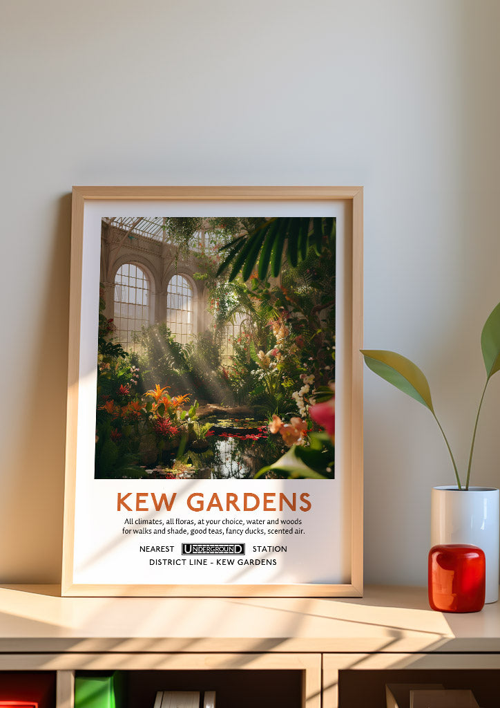 Kew Gardens London Poster