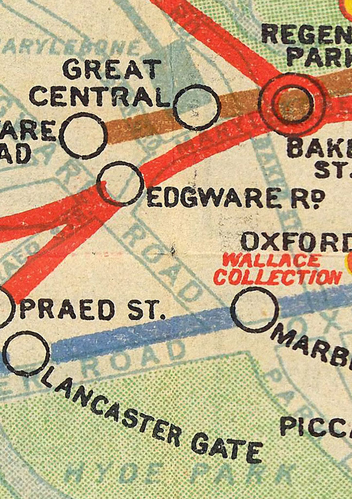 London Underground Map 1912