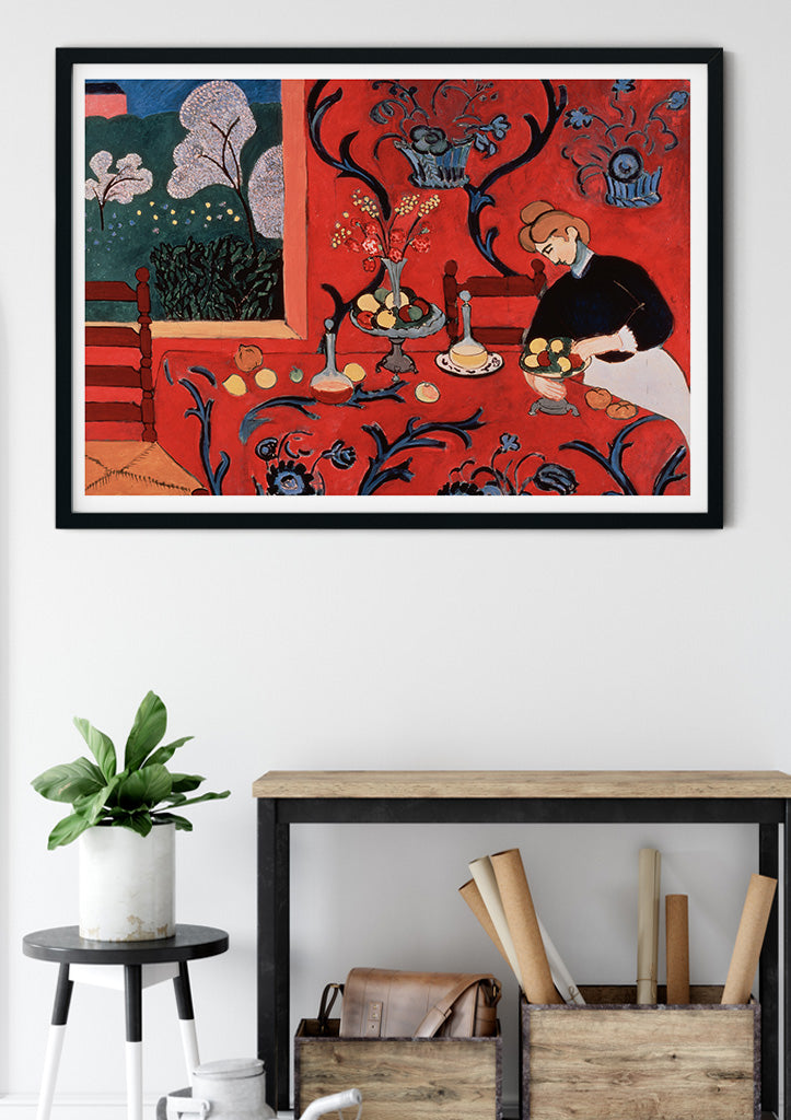 Henri Matisse Art Print | The Dessert: Harmony In Red | Free Shipping ...