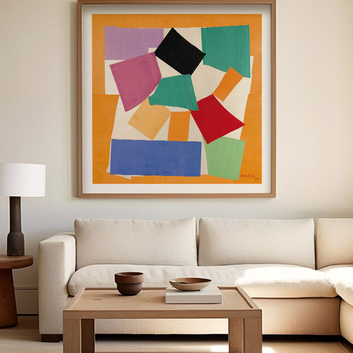 The Snail by Henri Matisse - Square Art Print