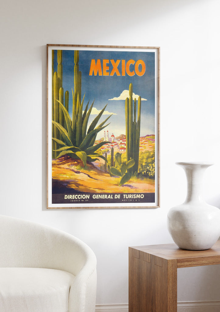 Vintage Travel Poster Mexico | Retro Travel Ad Collection – Posterist