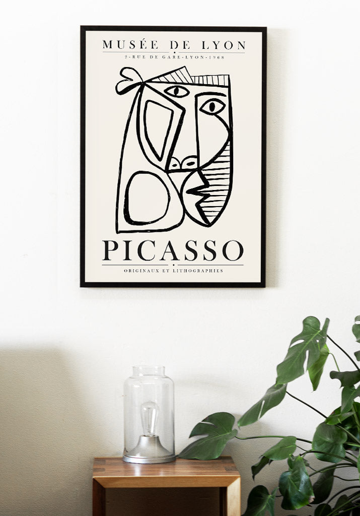 Pablo Picasso Abstract Art Exhibition Poster