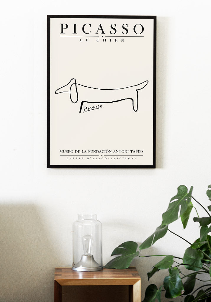 Le Chien by Pablo Picasso Art Poster