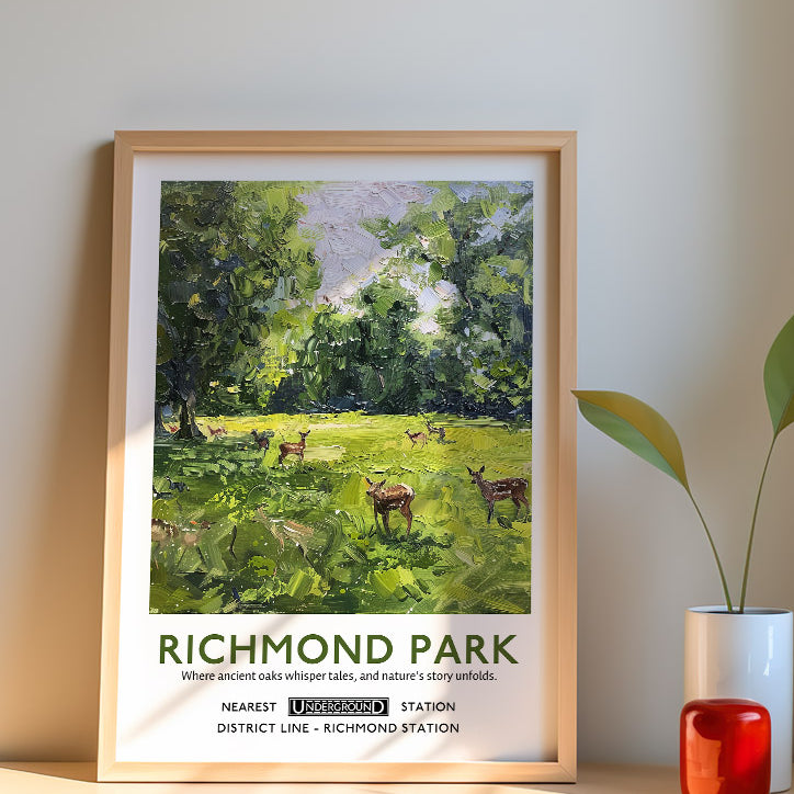 Richmond Park London Poster