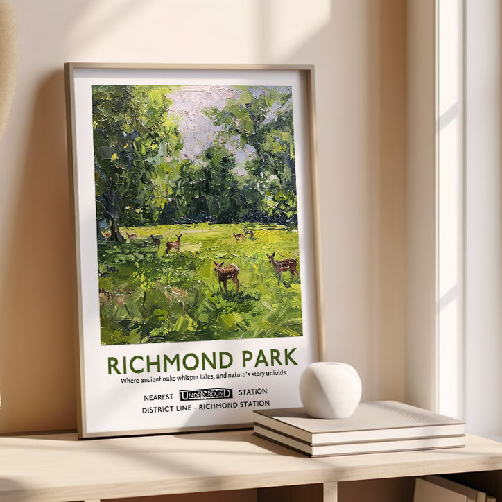 Richmond Park London Poster