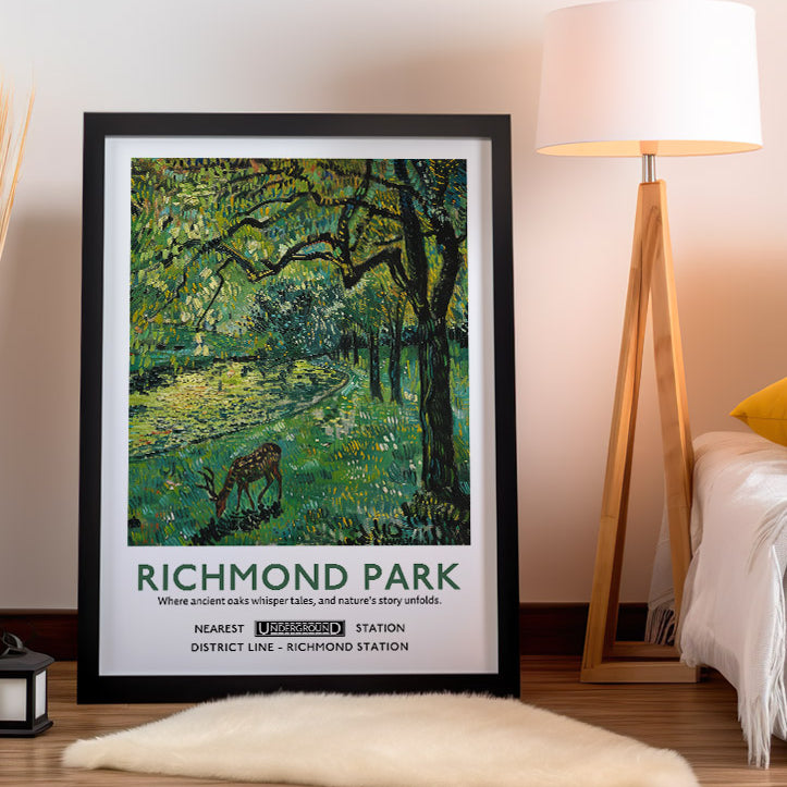 Richmond Park London Poster