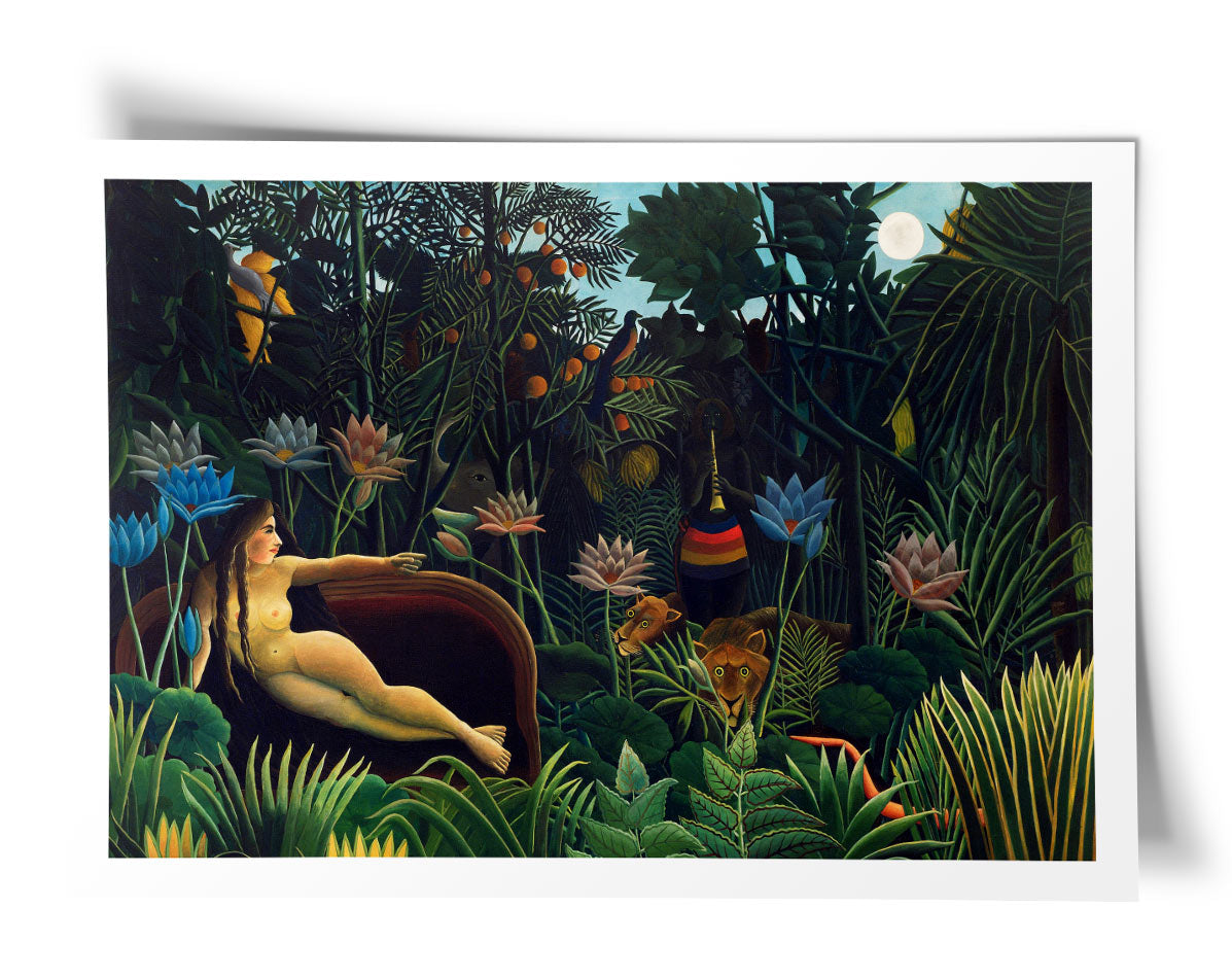 Henri Rousseau Art Poster - The Dream