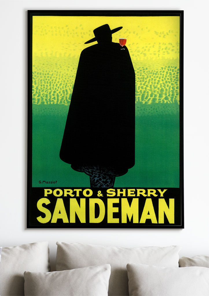 Sandeman Drink Advertisement Poster