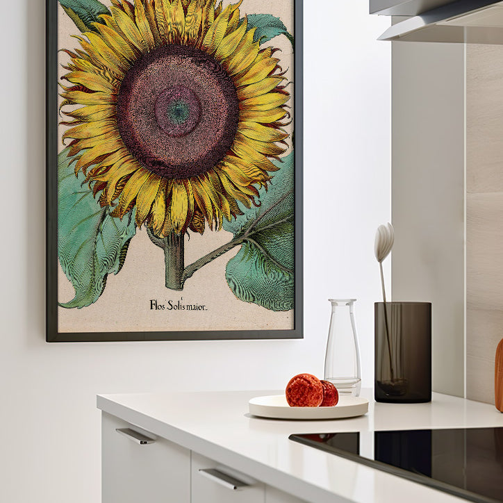 Sunflower Kitchen Poster