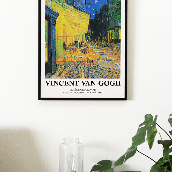 Vincent van Gogh Exhibition Poster - Café Terrace at Night