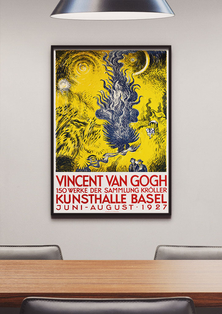 Vincent van Gogh art print, exhibition poster