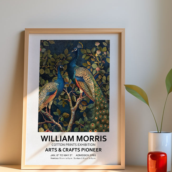 William Morris - Peacocks Art Poster