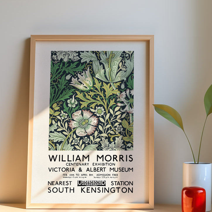 William Morris V&A Museum Exhibition Poster