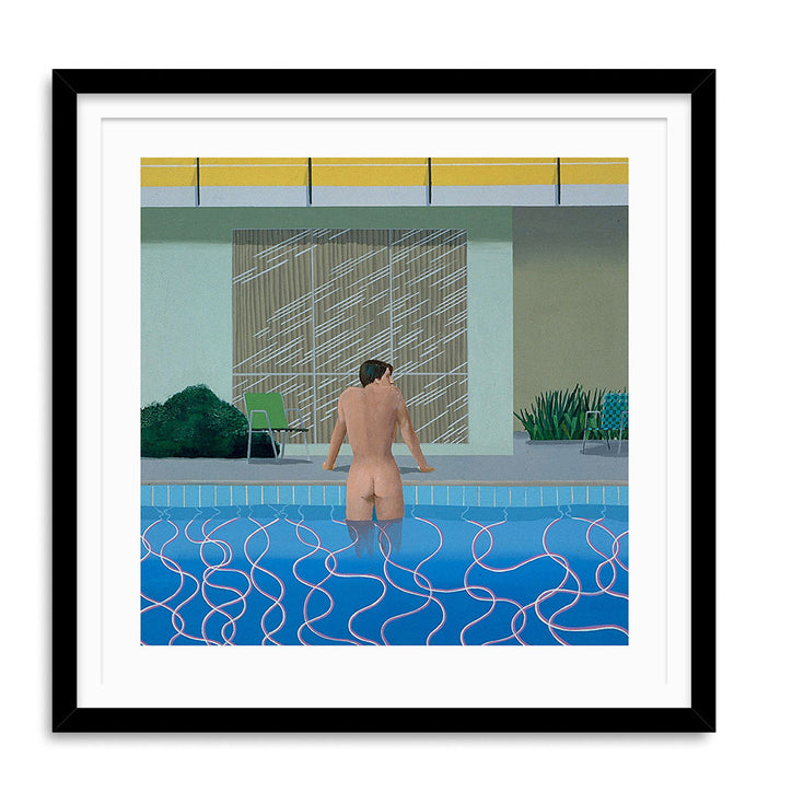 Peter Getting Out of Nick's Pool by David Hockney