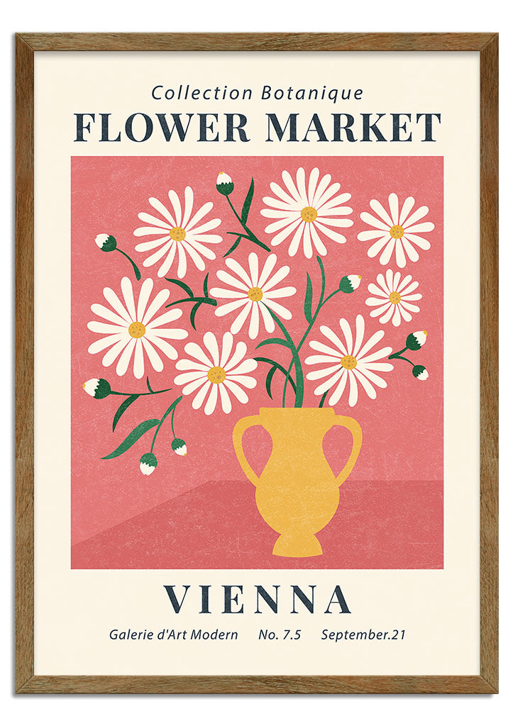 Flower Market Vienna Poster