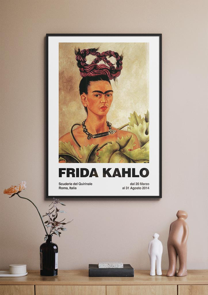 Self Portrait with Braid by Frida Kahlo