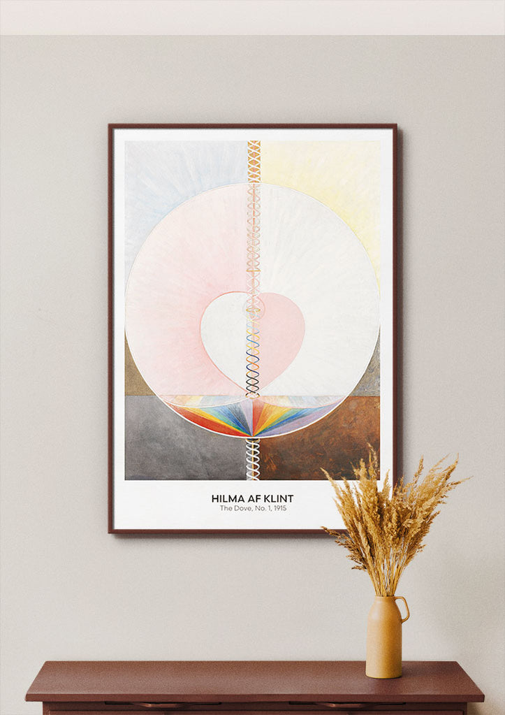 The Dove by Hilma af Klint Exhibition Poster