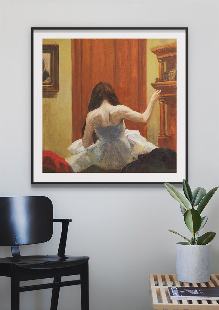 Edward Hopper Square Print | New York Interior – Posterist