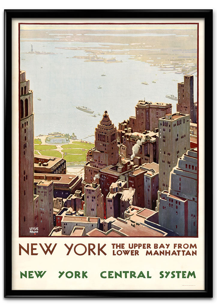 Mahattan, New York Travel Poster