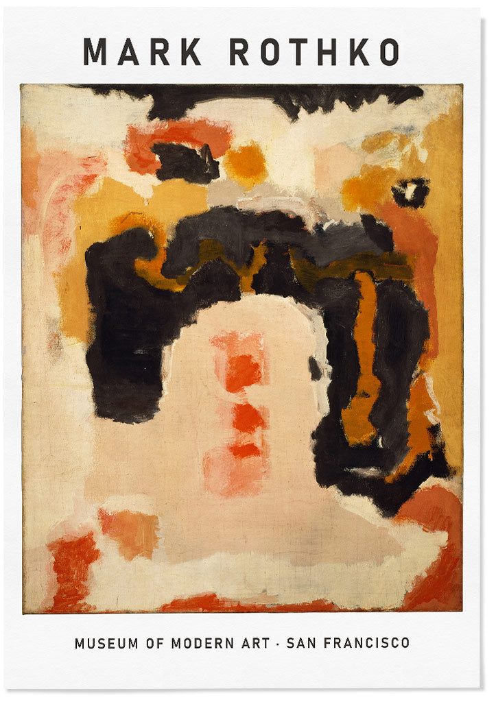 Mark Rothko Exhibition Poster- Untitled (1947)