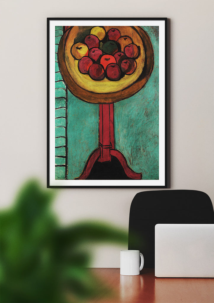 Henri Matisse Art Print - Bowl of Apples on a Table