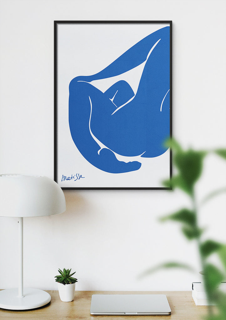 Henri Matisse Cut-Out Print - Blue Nude with Signature