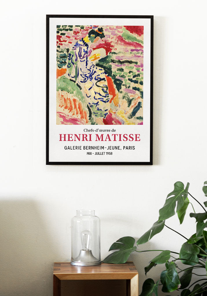 Henri Matisse Exhibition Poster - La Japonaise