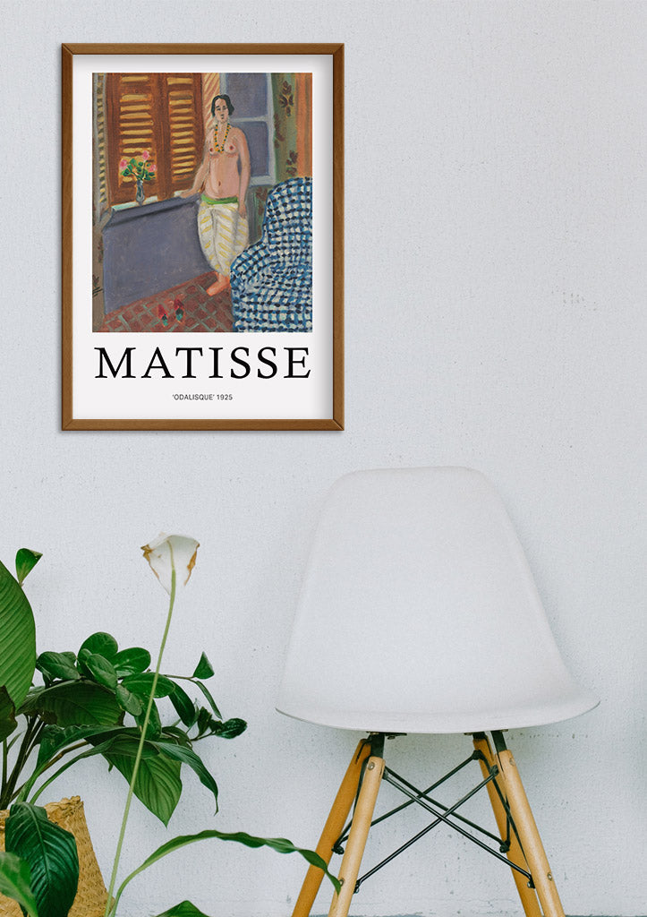 Henri Matisse Exhibition Poster - Odalisque