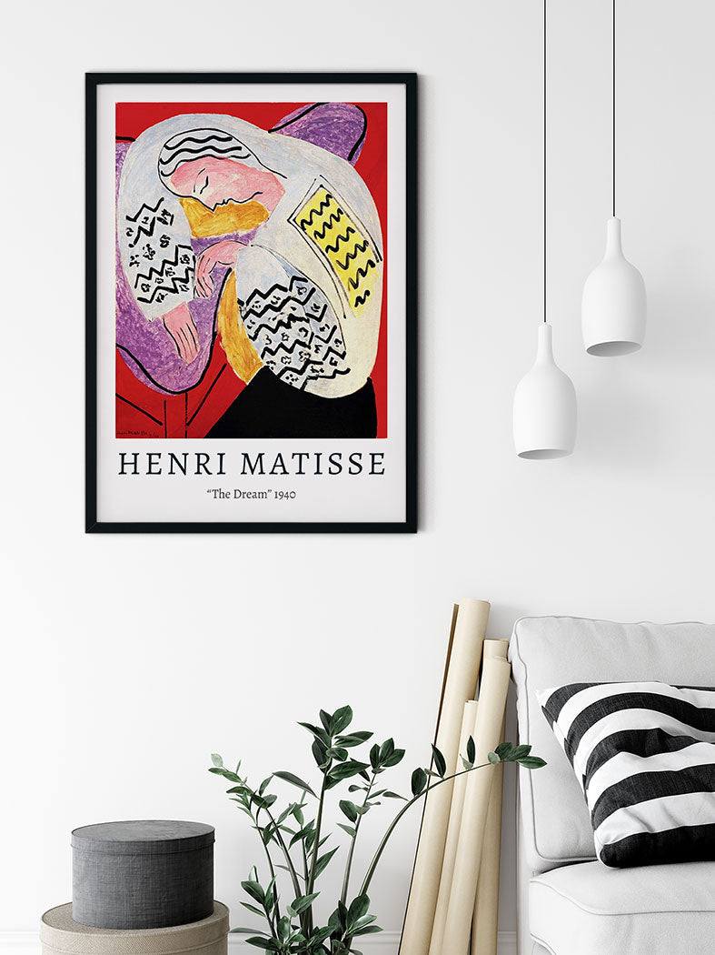 Henri Matisse The Dream Art Print | Vintage Exhibition Poster – Posterist