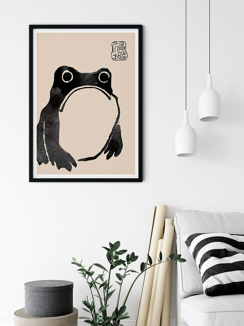 Frog by Matsumoto Hoji Art Print (pt.1)