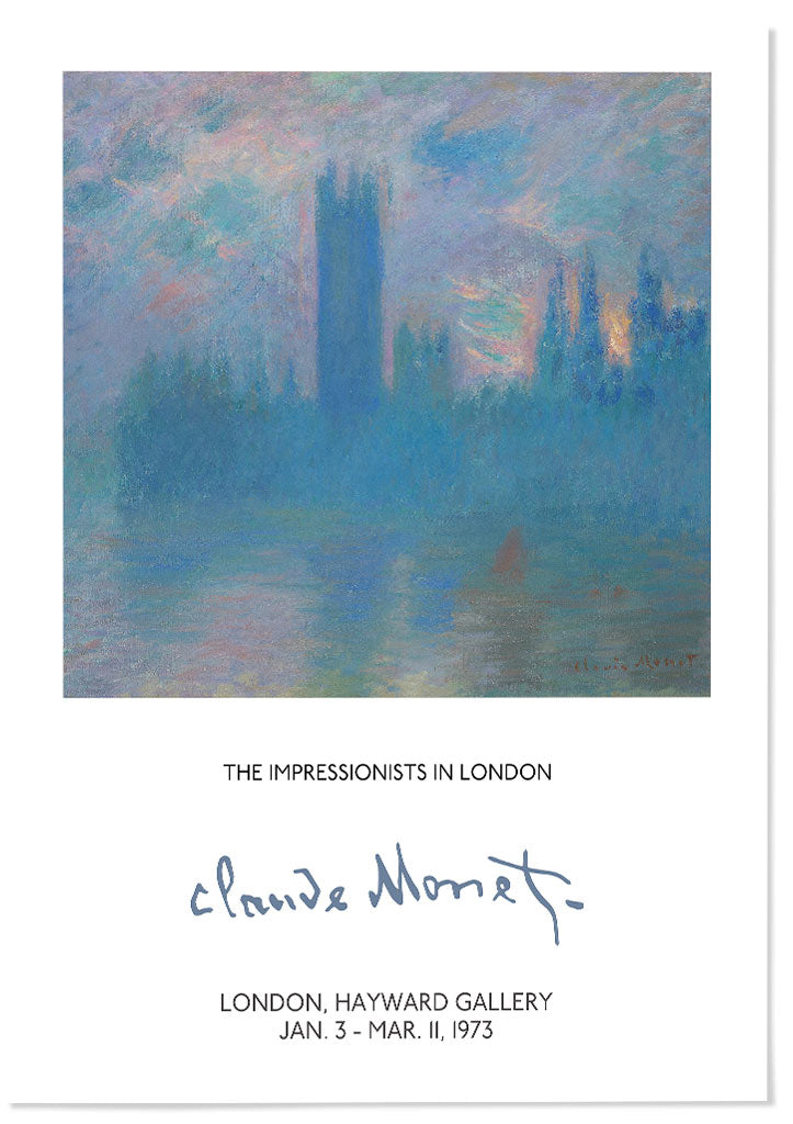 Claude Monet Wall Art - Houses of Parliament