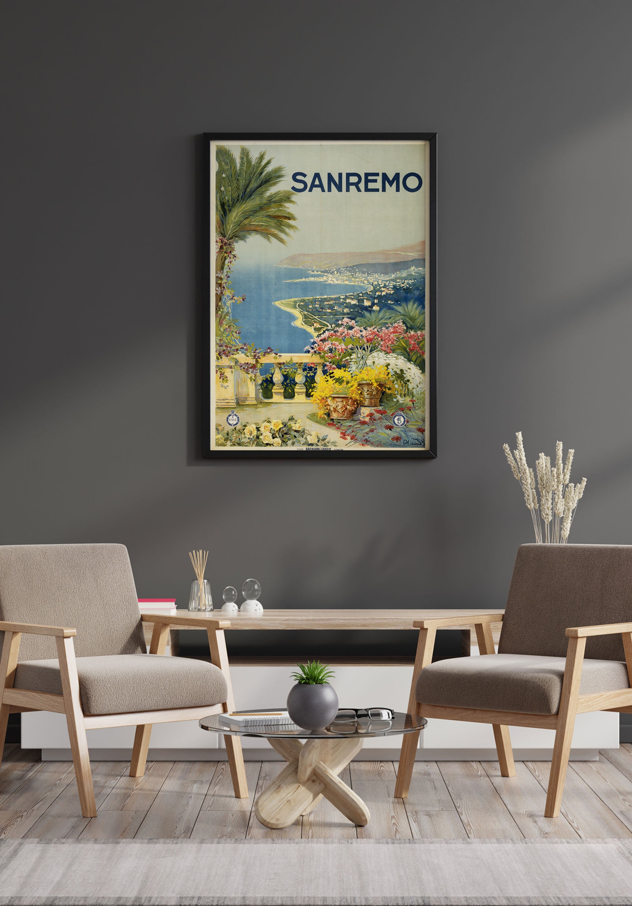 Sanremo Travel Poster